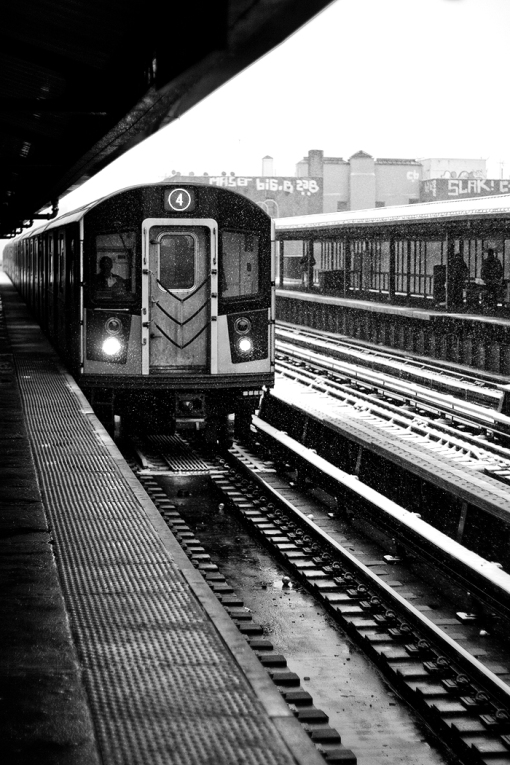 167th Street 4 Train, By Ron Douglas